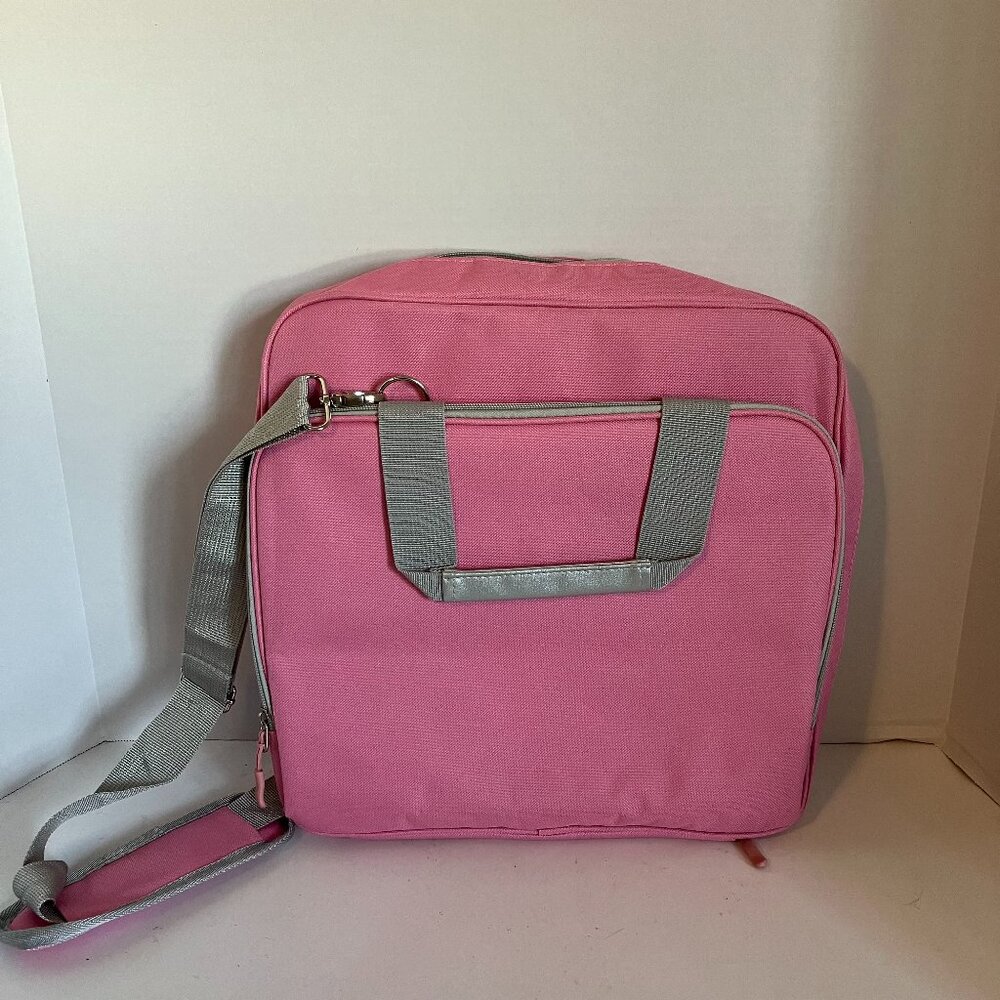 Laptop Notebook/Messenger Bag Organizer Large 13"x15"  Pink Looks New